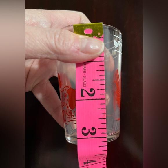 Vintage Swanky Swigs Red Elephant & Chicks Small Juice Glass - Picture 4 of 5